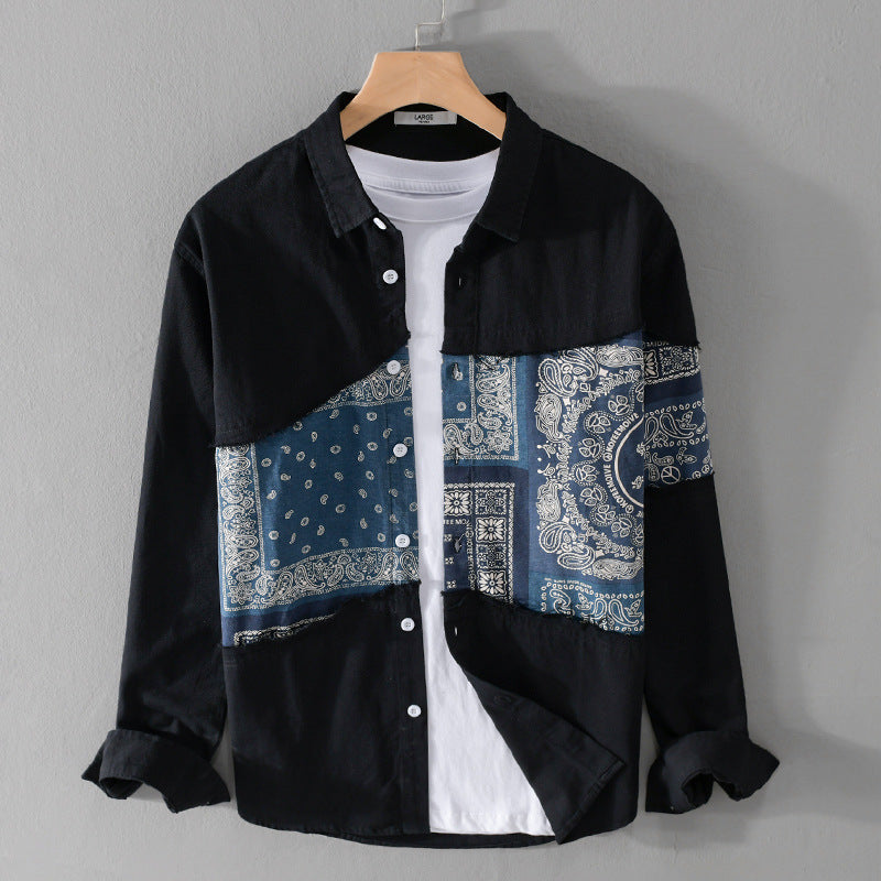 Fashion Casual Top Youth Pu Shuai Shirt Coat
